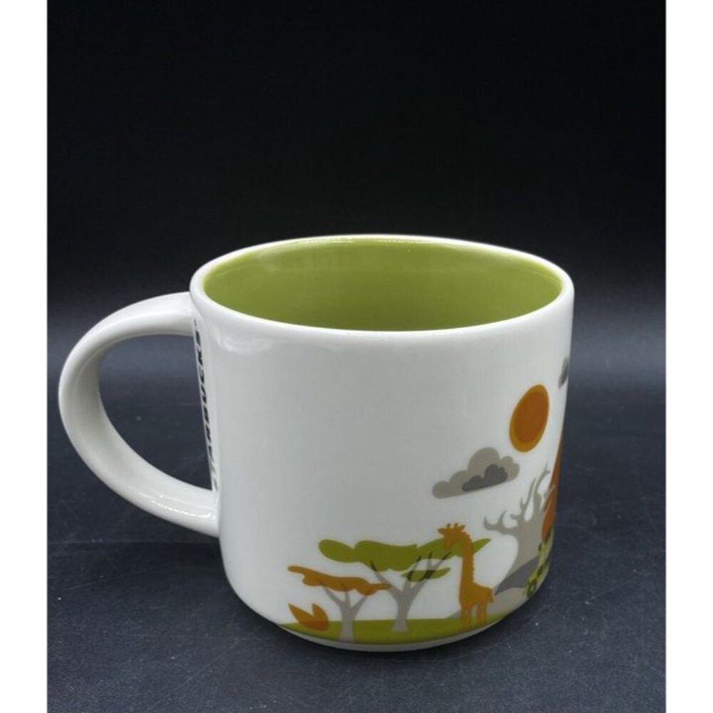 Starbucks Disney's Animal Kingdom Coffee Mug You Are Here Series 14 oz - Picture 3 of 9